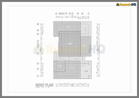 Lukisan teknikal rumah RHQ-A4-08, helaian 6 daripada 8