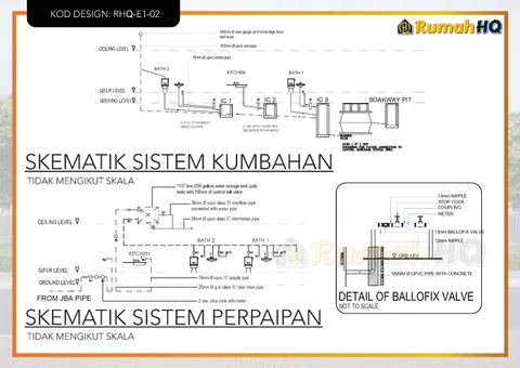 Lukisan teknikal rumah RHQ-E1-02, helaian 11 daripada 12
