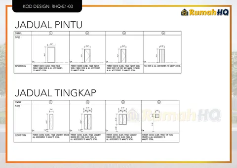 Lukisan teknikal rumah RHQ-E1-03, helaian 9 daripada 12