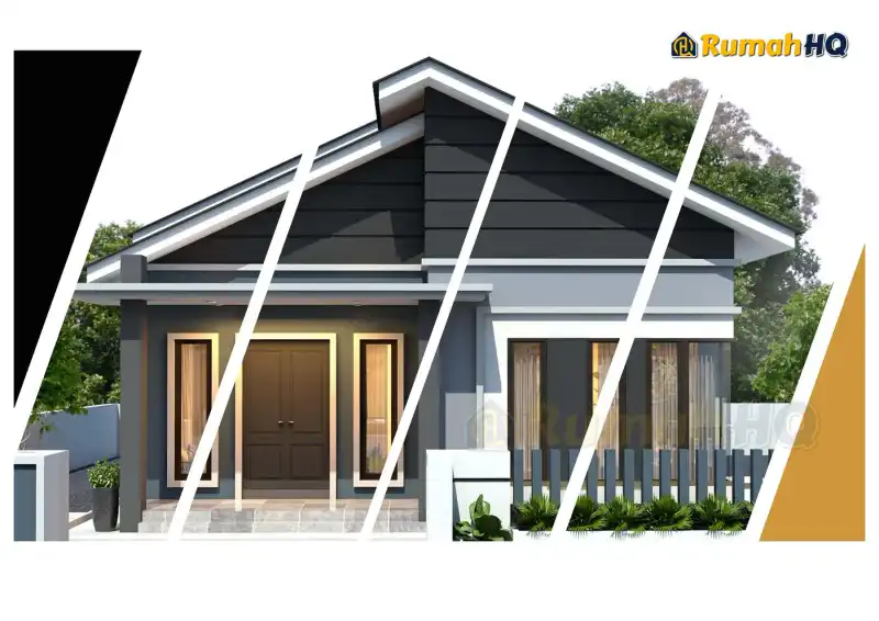Pandangan 3D rumah RHQ-E1-06 — 1 tingkat, 1,305 kaki persegi, 3 bilik tidur, 2 bilik air