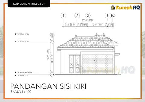 Lukisan teknikal rumah RHQ-E2-04, helaian 8 daripada 13