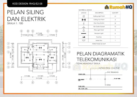 Lukisan teknikal rumah RHQ-E2-08, helaian 10 daripada 13