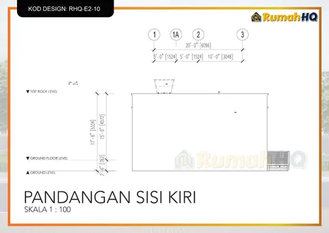 Lukisan teknikal rumah RHQ-E2-10, helaian 8 daripada 13
