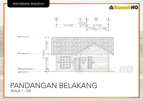 Lukisan teknikal rumah RHQ-E3-01, helaian 7 daripada 13