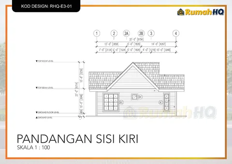 Lukisan teknikal rumah RHQ-E3-01, helaian 8 daripada 13