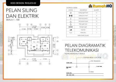 Lukisan teknikal rumah RHQ-E3-02, helaian 10 daripada 13