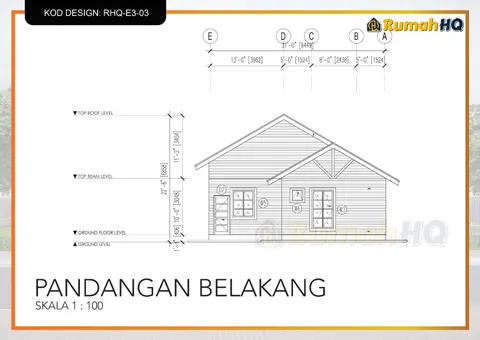 Lukisan teknikal rumah RHQ-E3-03, helaian 7 daripada 13