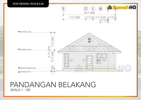 Lukisan teknikal rumah RHQ-E3-04, helaian 7 daripada 13