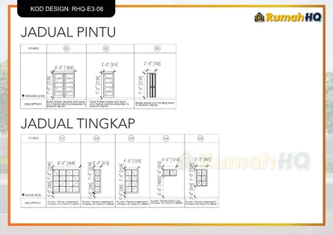 Lukisan teknikal rumah RHQ-E3-08, helaian 9 daripada 13