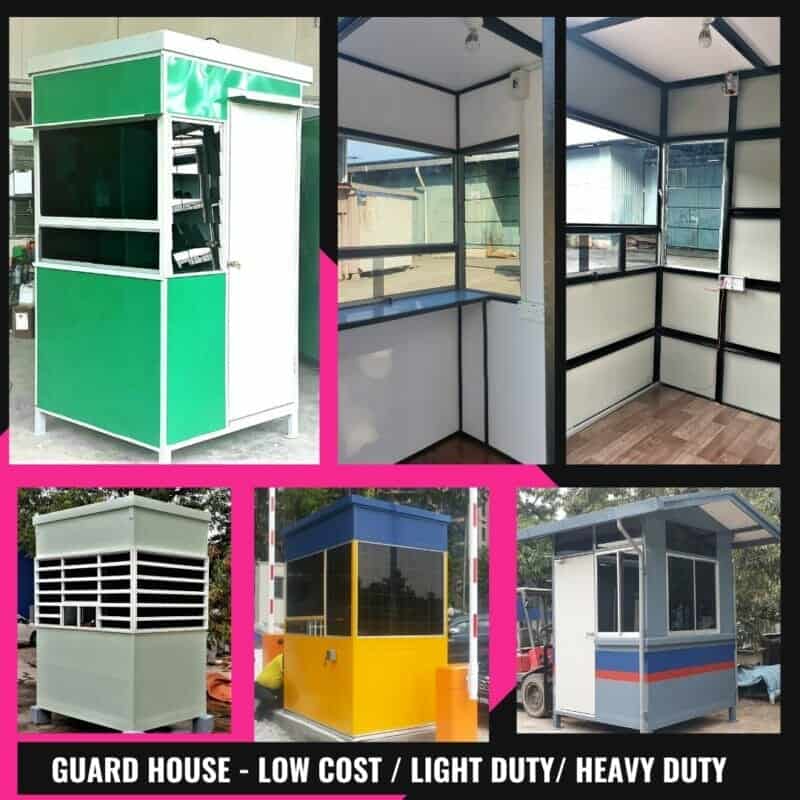 Guard House Portable Cabin | Economy – PPGI Deck & Steel Frame Finished