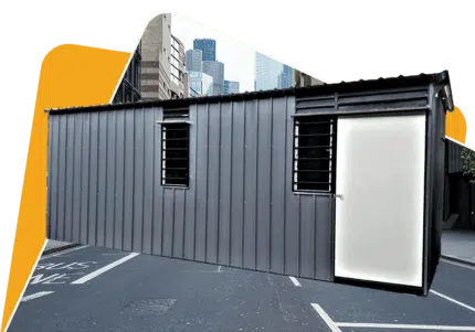 Light Duty Portable Cabin | Economy - PPGI Deck & Steel Frame Finished (NO Window & NO Electrical)