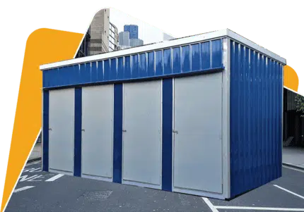 Light Duty Portable Cabin | Economy - PPGI Deck & Steel Frame Finished (NO Window & NO Electrical)